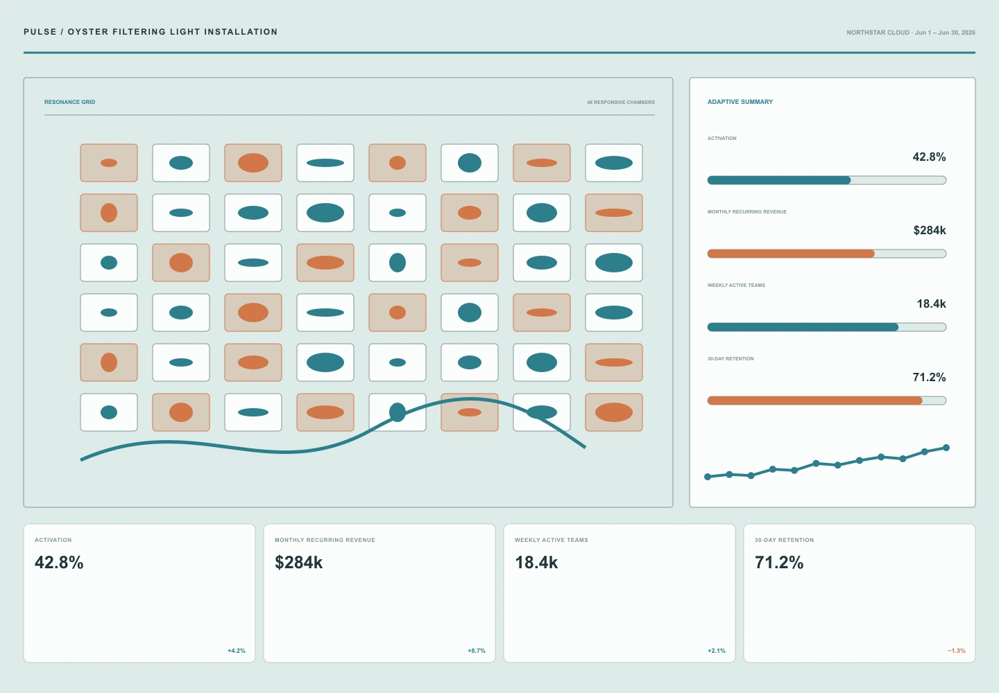 Oyster Filtering Light Installation archive preview
