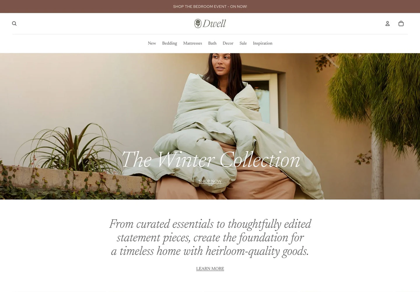 Dwell preview from Shopify Theme Store
