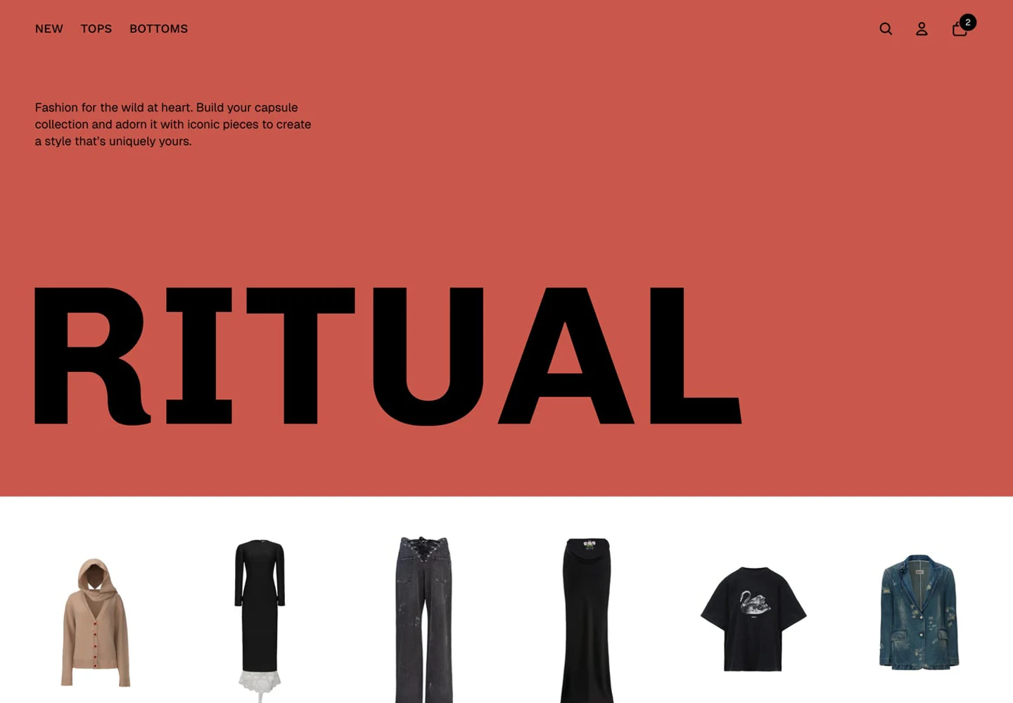 Ritual preview from Shopify Theme Store