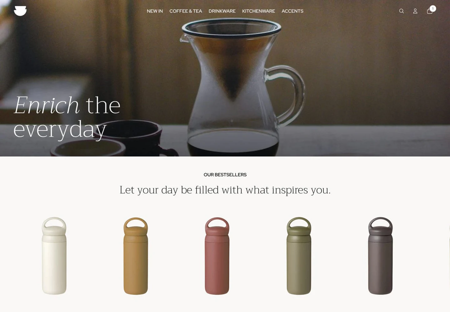 Vessel preview from Shopify Theme Store