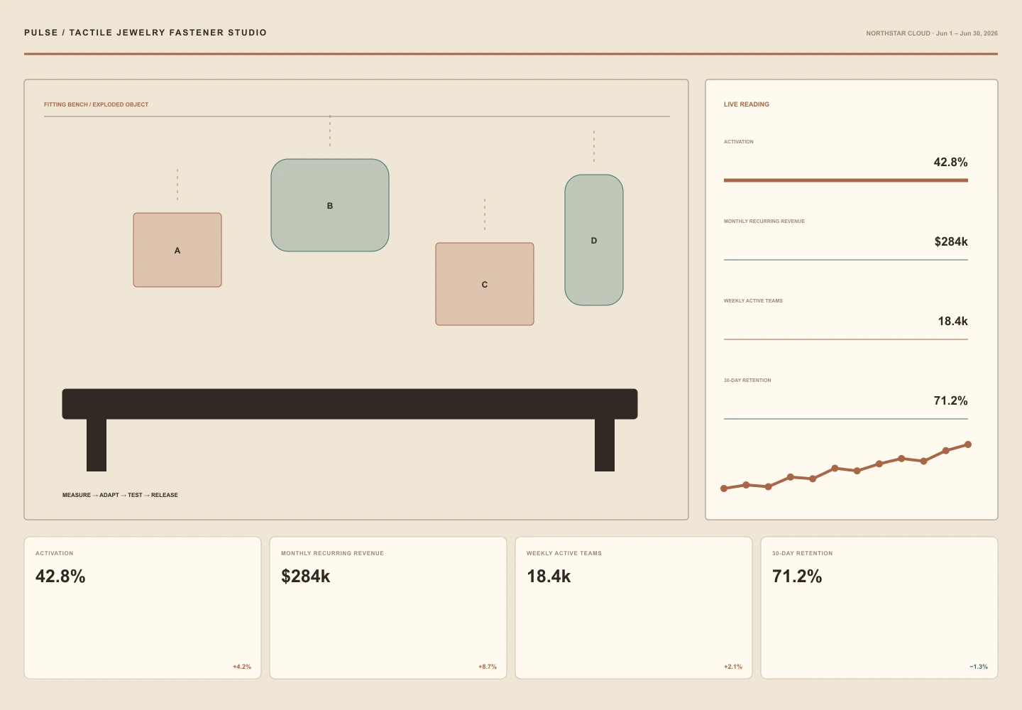 Tactile Jewelry Fastener Studio interface study