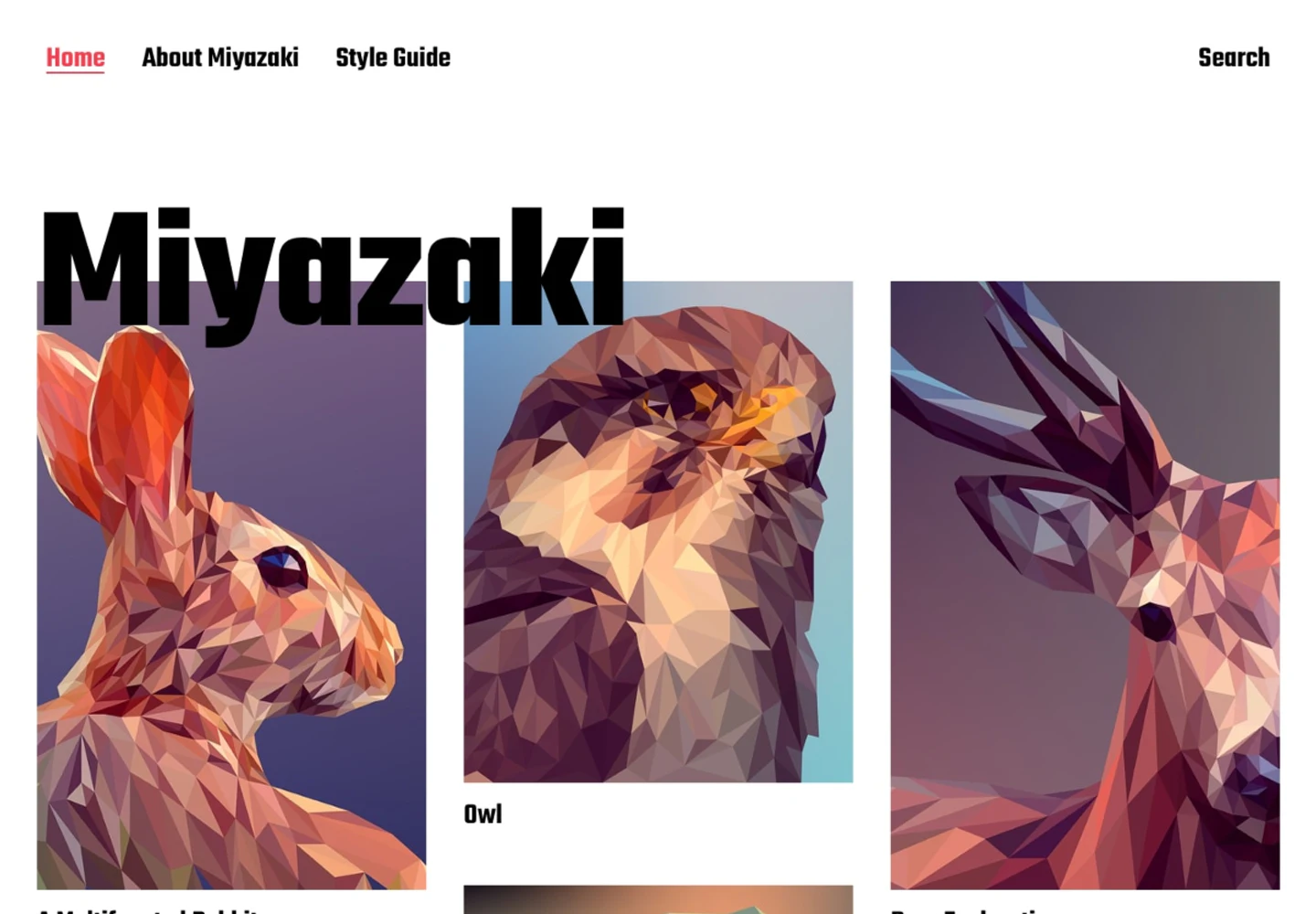 Miyazaki preview from WordPress.org Theme Directory